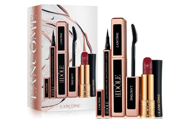 Lancome Liner Mascara Lipstick Set