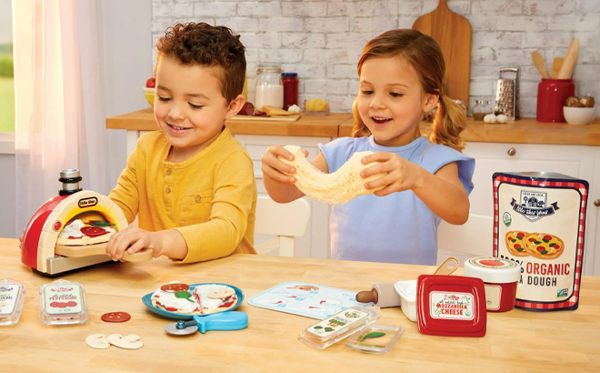 Little Tikes Creative Chefs Pizza Kit with Special Make It Mix Play Sand