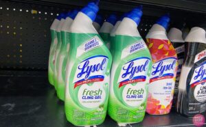 Lysol Toilet Bowl Cleaner in shelf