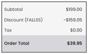 MKF Bag and Wristlet Order Summary