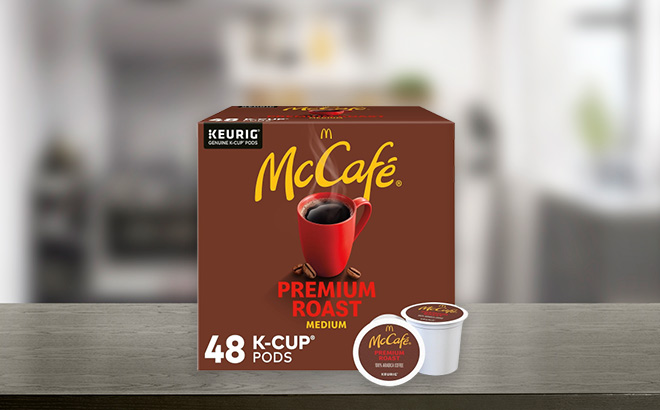 McCafe Premium Medium Dark Roast K-Cup Coffee Pods, 48 Count, For Keurig  Coffee Makers