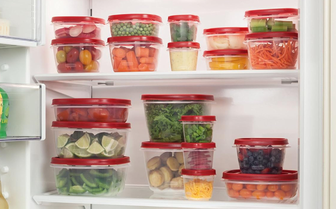 Meal Prep Using Rubbermaid EasyFindLids Food Storage Containers