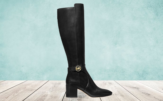 Michael Kors Carmen Leather Riding Boots