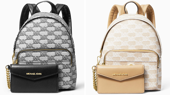 Michael Kors Logo 2 in 1 Backpack