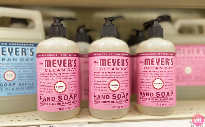 Mrs Meyers Clean Day Peony Scented Liquid Hand Soap