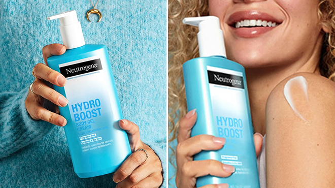 Neutrogena Hydro Boost Body Gel Cream Moisturizer with Hyaluronic Acid at Amazon