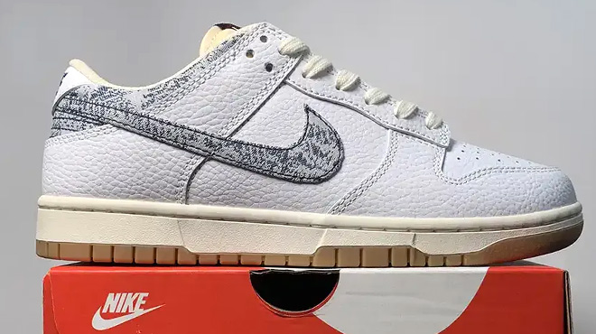 Nike Dunk Low Shoes on a Shoe Box