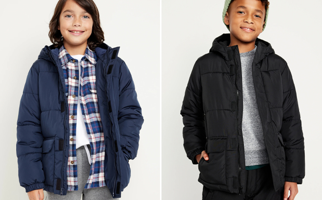 Old Navy Boys Frost Free Puffer Jacket