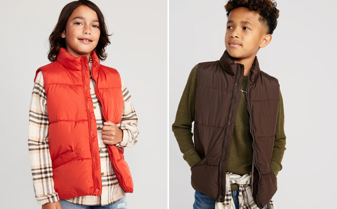 Old Navy Boys Frost Free Puffer Vest