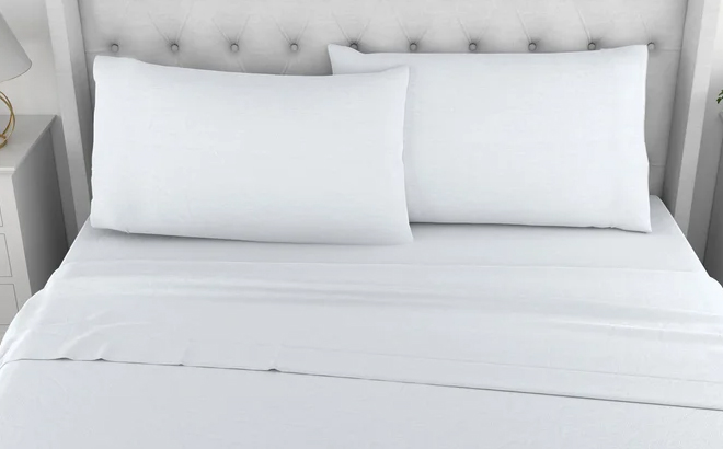 Organic Cotton Sheet Set in White