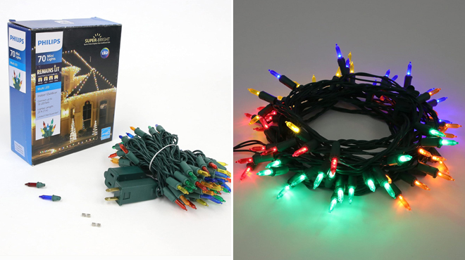 PHILIPS Super Bright Smooth Mini Christmas Lights