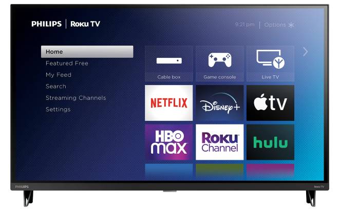 Philips 32 Inch HD Smart Roku Borderless LED TV