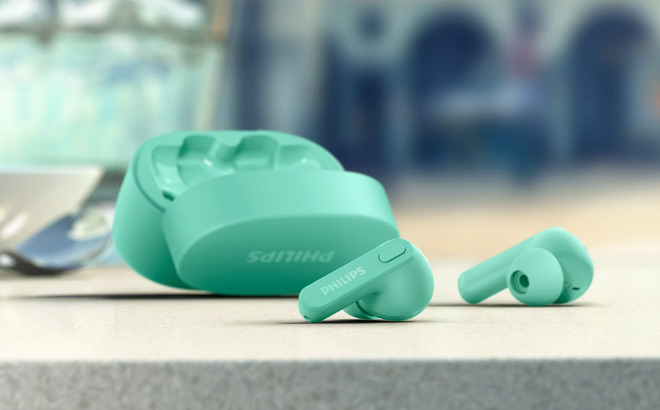 Philips Wireless Earbuds Green