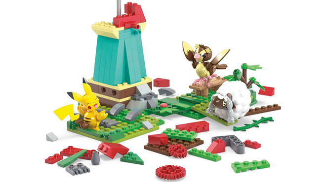 Pokemon 240 Piece Windmill Building Toy Set