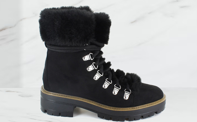 Portland Boot Company Faux Fur Hiker Boots