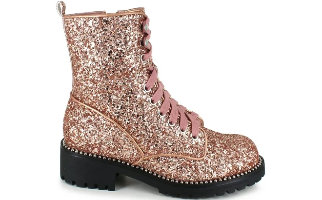 Portland Boot Company Glitter Lace Up Boots