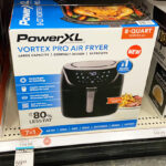 PowerXL Vortex Pro 8 Quart Air Fryer on a Shelf at Target Store