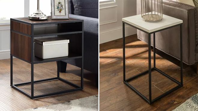 Saracina Home Modern Side Table and Owen Side Table