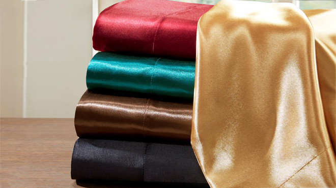 Satin Wrinkle Free Sheet Set