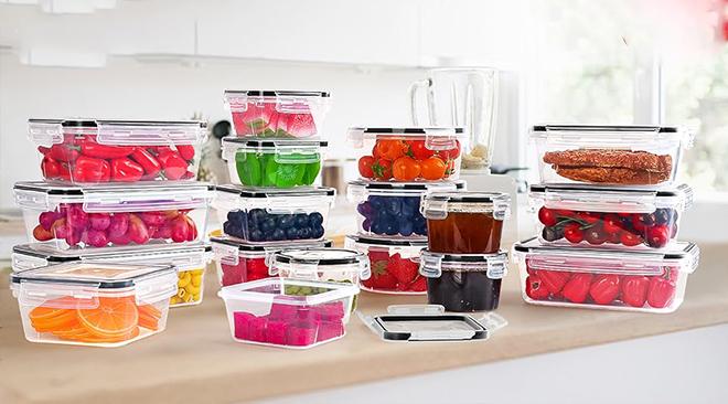 36-Piece Food Storage Containers Set $17.99