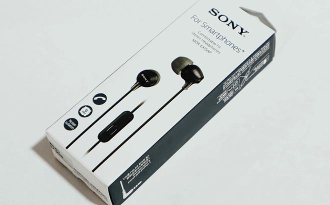 Sony In-Ear Wired Earbuds with Mic 