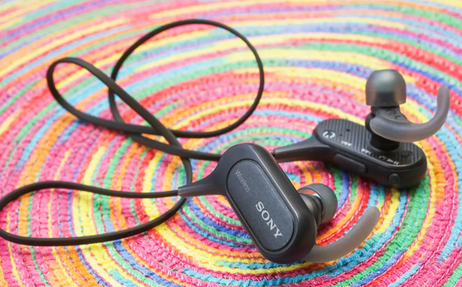 Sony Wireless Headphones Black