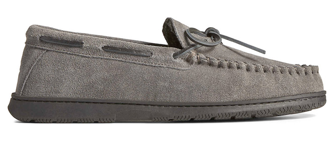 Sperry Mens Doyle Moccasin Slipper Charcoal