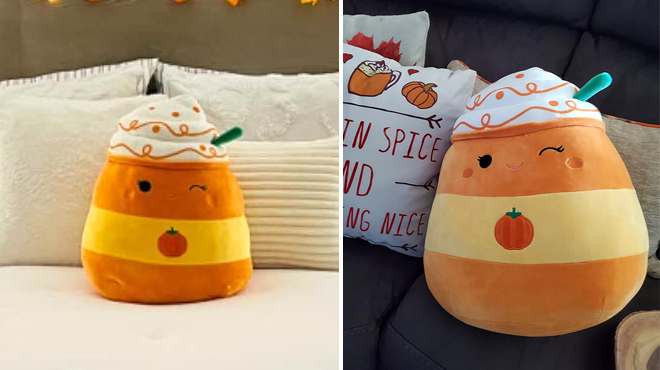 Squishmallows Original 14 Inch Orange Pumpkin Spice Latte Plush