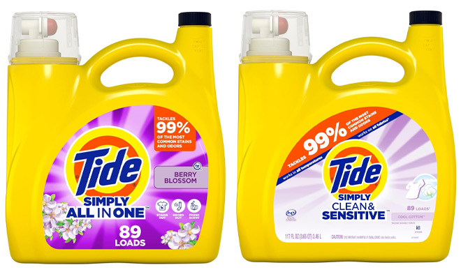 Tide Simply Clean Fresh Liquid Laundry Detergent 89 loads
