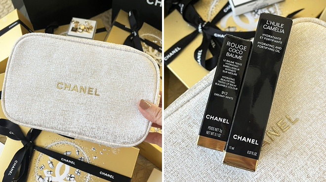 Two Images of Chanel Moisture Must Haves Makeup Gift Set