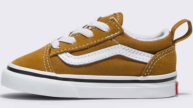 VANS Toddler Old Skool Elastic Lace Shoes 