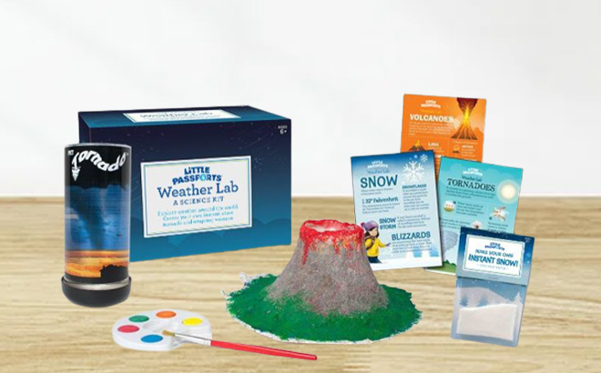 Weather Lab Science Kit on a Table