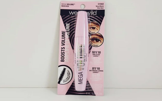 Wet N Wild Mega Volume Mascara on the Table