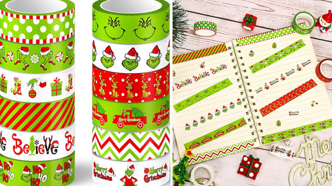 Whaline 12 Count Christmas Washi Tapes