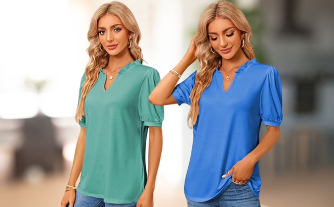 Women's Puff Sleeve Shirts $7.79 | Free Stuff Finder