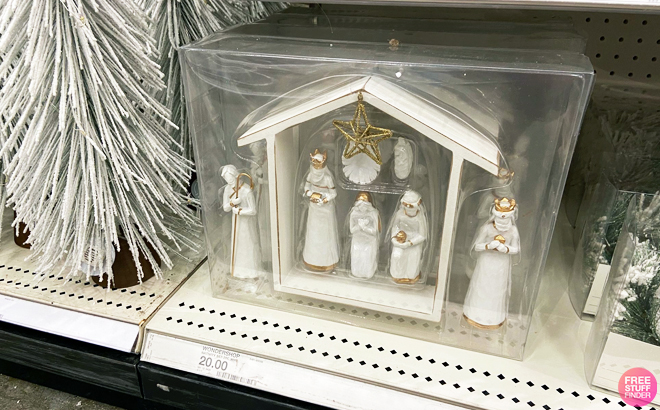 Wondershop 7 pc Christmas Nativity Set