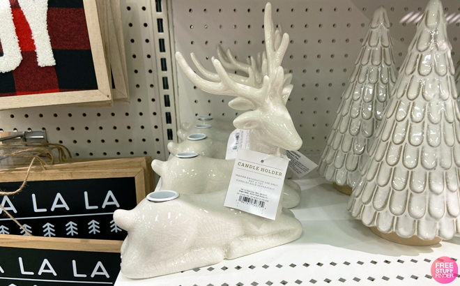 Wondershop Ceramic Deer Candle Holder