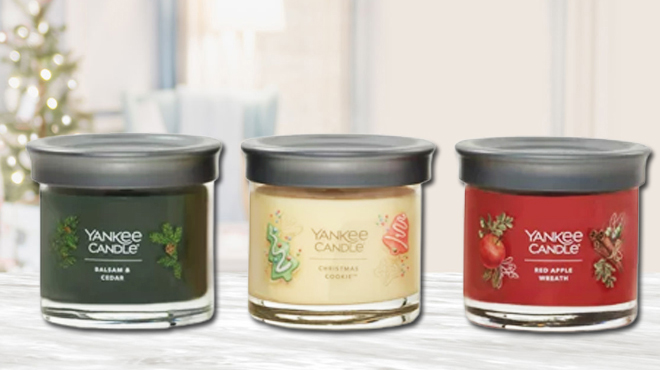 Yankee Candle 3 Piece Small Tumbler Gift Set