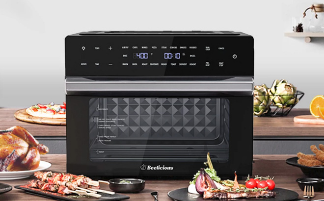 an Image of Beelicious Extra Large Air Fryer Toaster Ovens Pro