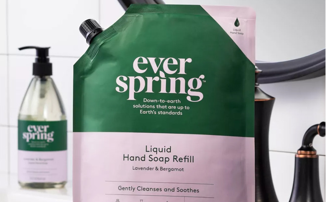 an Image of Everspring Liquid Hand Soap Refill 34 Ounce