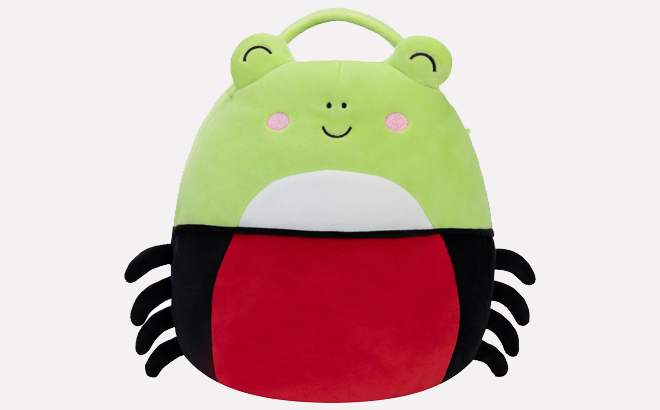 an Image of Squishmallows Wendy the Spider Frog Plush Pail