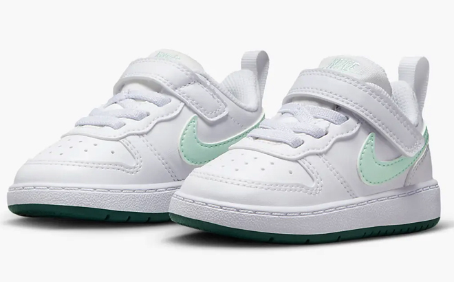 A Pair of Nike Court Borough Low Recraft Baby Toddler Shoes