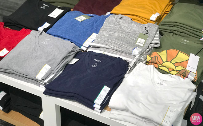 A Variety of Goodfellow Co Mens Short Sleeve T Shirts