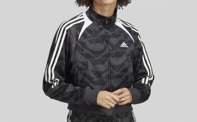 Adidas Womens Abstract Logo Track Jacket