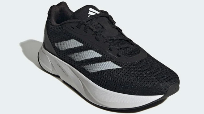 Adidas Womens Duramo Sl Wide Running Shoes in Black