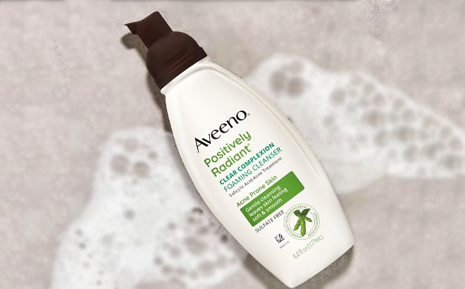 Aveeno Foaming Facial Cleanser