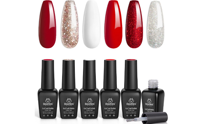 Beetles Christmas Gel Nail Polish Gift Set