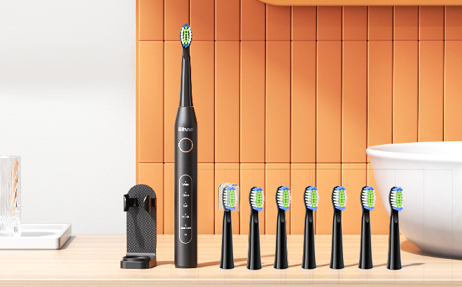 Bitvae Electric Toothbrush with 8 brush heads