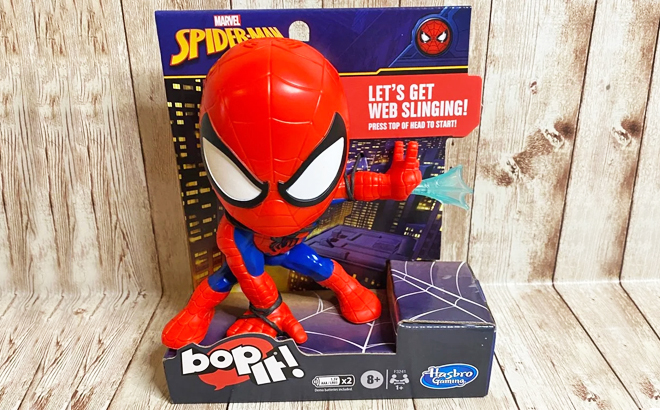 Bop It Marvel Spider Man Edition Family Party Game