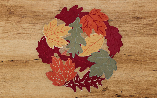 Celebrate Together Fall Leaf Cutout Placemat